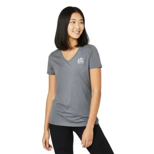 Women's V-Neck Mesh T-Shirt